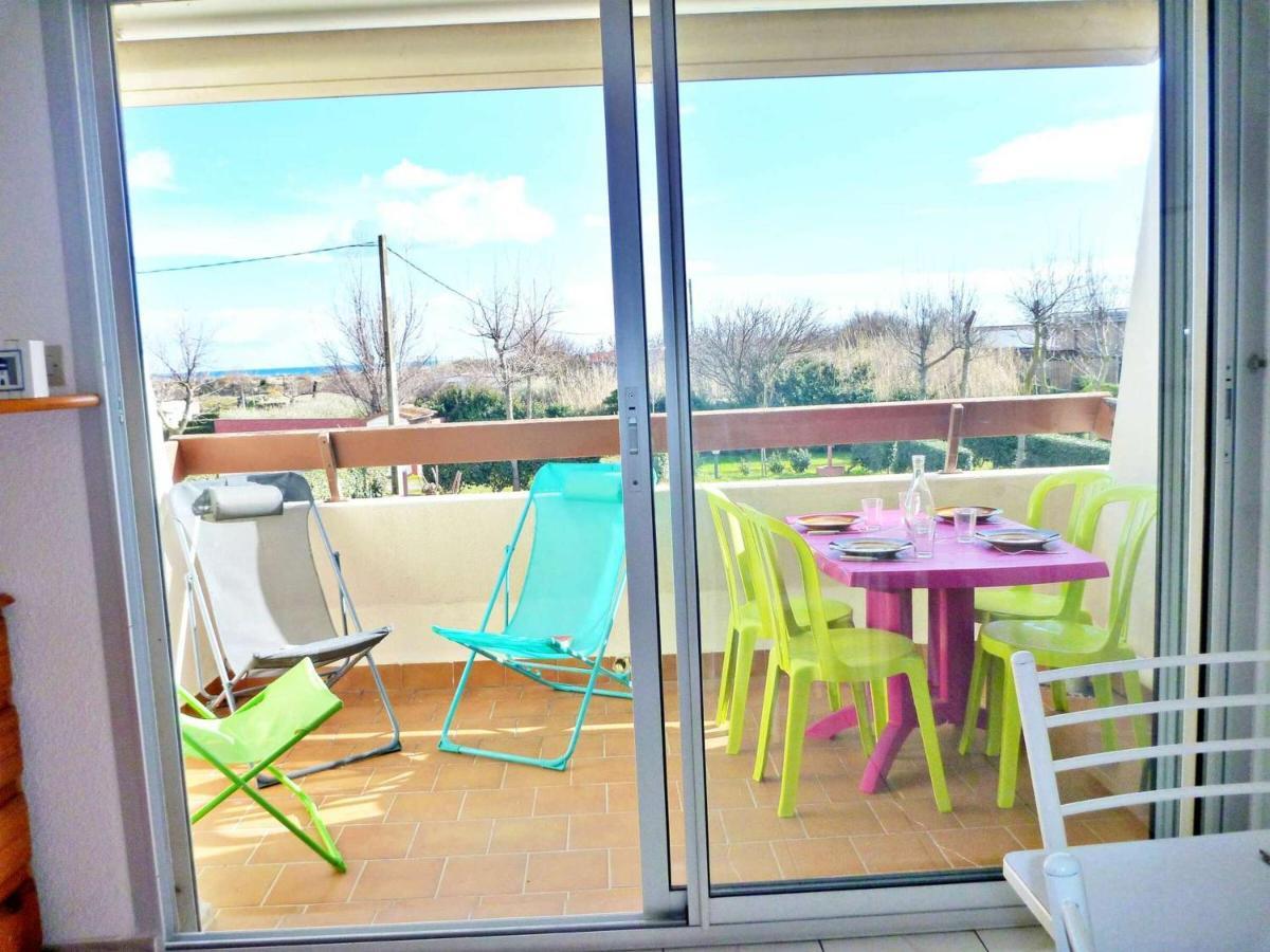 Studio Cabine Cosy Avec Terrasse, Acces Direct Plage Et Parking Prive, 2-4 Pers, Animaux Ok - Fr-1-387-139 Apartment Marseillan  Exterior photo